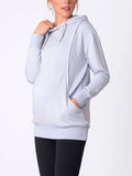 Pernella Maternity & Nursing Hoodie in Blue