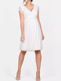 Vivienne Lace Maternity Dress in Ivory