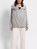 Jetta 2-in-1 Maternity Babywearing Zip Up in Grey Marl