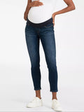 Zeph Under Bump Maternity Ankle Long Skinny Jean, 29" Inseam in Indigo