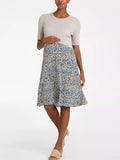 Micaela Maternity & Nursing Dress in Animal Print