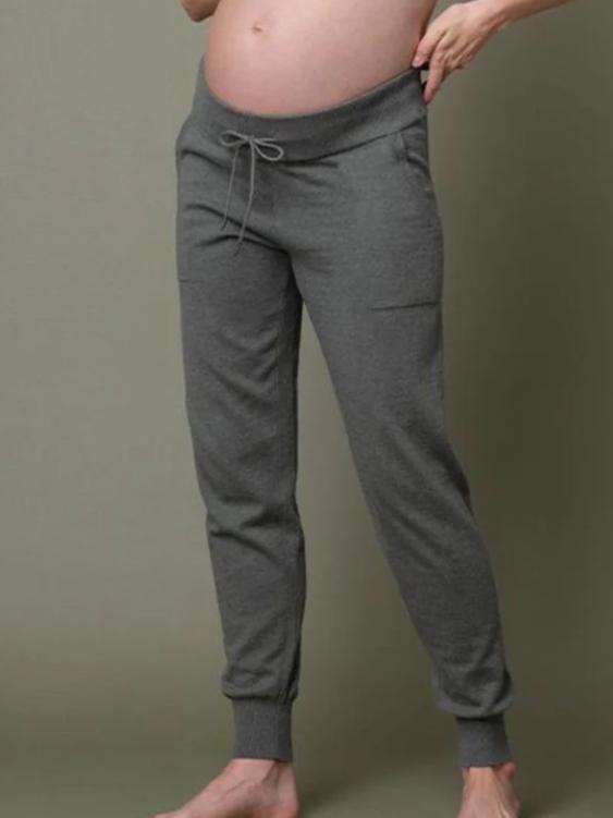 Honour Maternity Sweatpants in Khaki