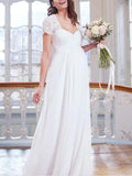 Santonia Maternity Bridal Gown in Ivory