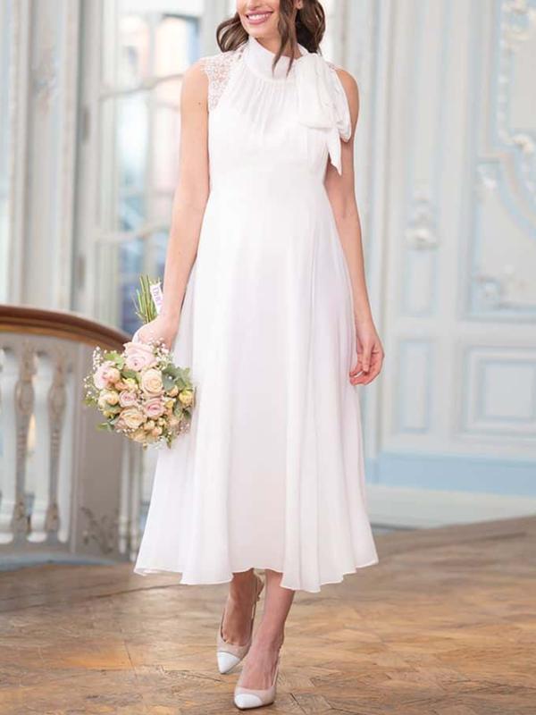 Greta Maternity & Nursing Dress in Ivory