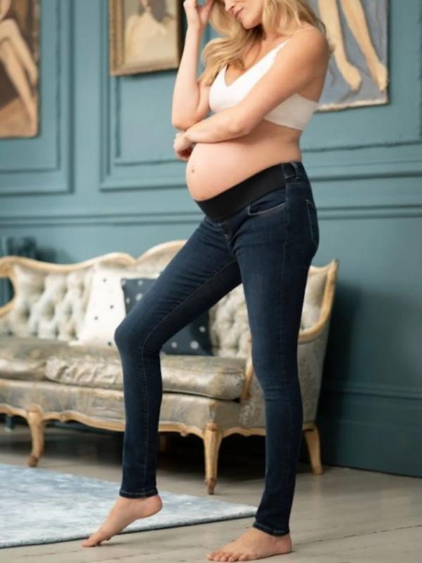 Marcus Underbump Maternity Jeans in Dark Blue