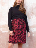 Deandra Maternity & Nursing Dress in Black