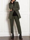 Gary Tapered Maternity Trousers in Khaki