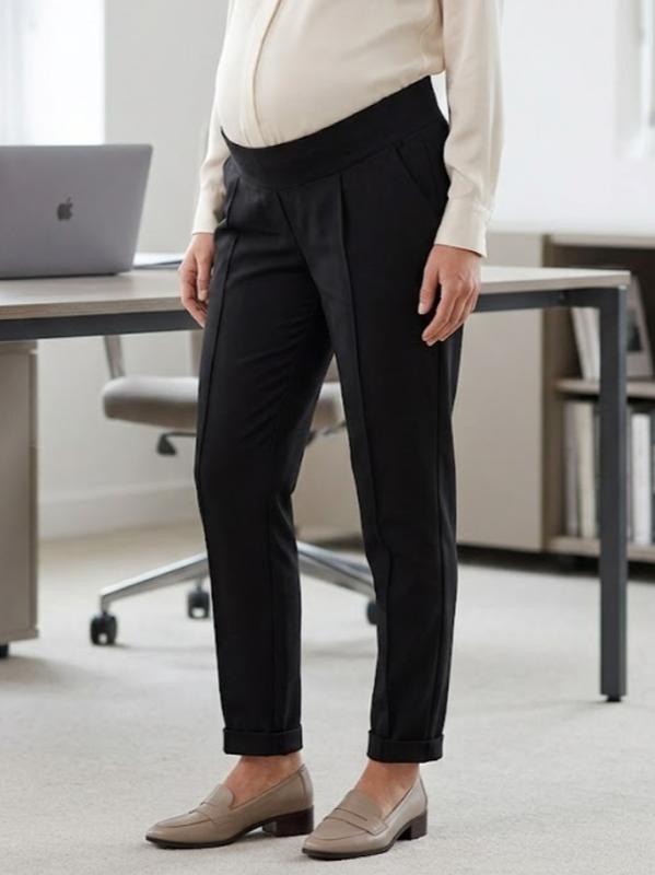 Brighton Maternity Work Trouser in Black
